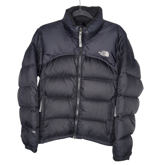 The North Face Retro 96 Womens Medium Black Nuptse 700 Down Puffer Jacket 2 - Picture 1 of 7